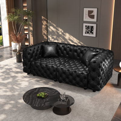 Canapé modulaire rembourré 77 po 77 po