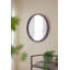 Miroir mural 20 "x 20" avec cadre en bois et finition noyer-1349440426