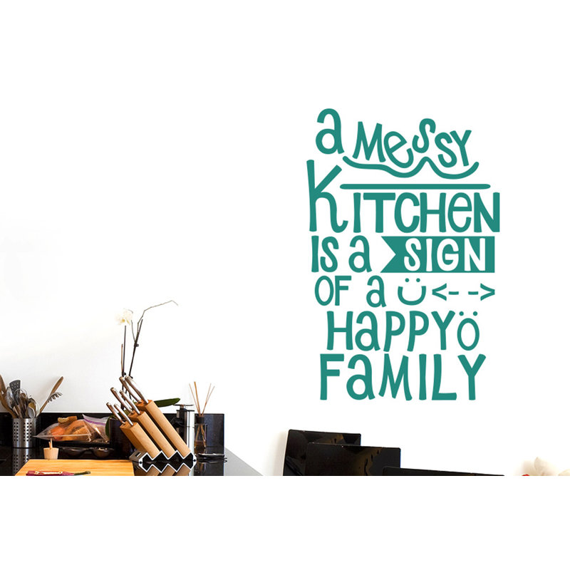 Wall Decal, Medium, Aqua Green