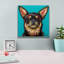 «Blue Dark Chihuahua» par Carolee Vitaletti, art mural sur toile-1443243380