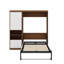 Lit escamotable double avec armoire-1435819067