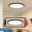 4 Pack 16-inch 32w Black Flush Mount Led Ceiling Light – 5-color Adjustable Dimmable 3520lm Low Profile Fixtures For Kitchen, Bedroom & Hallway