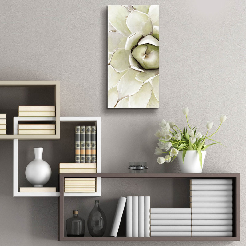 'Agave Panel 2' by Stellar Design Studio, Acrylic Glass Wall Art, 24" H x 12" W