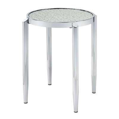 Table de bout Lucent Silver