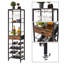 16 Bottle Wine Bottle & Glass Rack