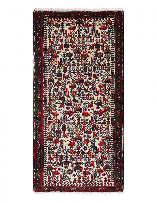 Persian Antique Hamadan rug 3'11"x 7'11"