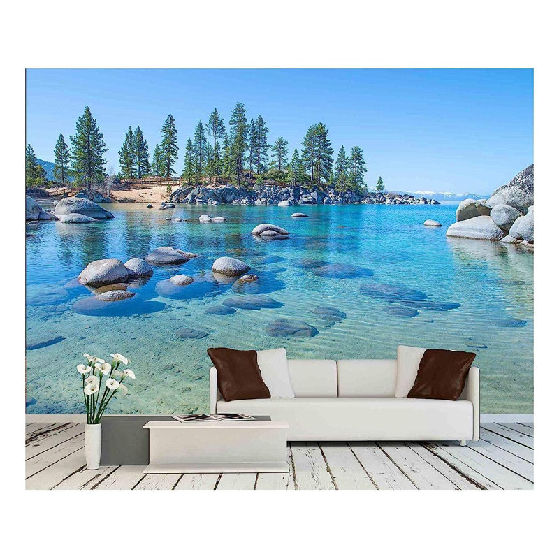 Forest Nature Landscape Peel & Stick Border, 66" L x 96" W