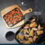 MasterClass 5pc Vitreous Enamel Non-Stick Cookware Set with 1x Roasting Pan and 4x Baking Trays