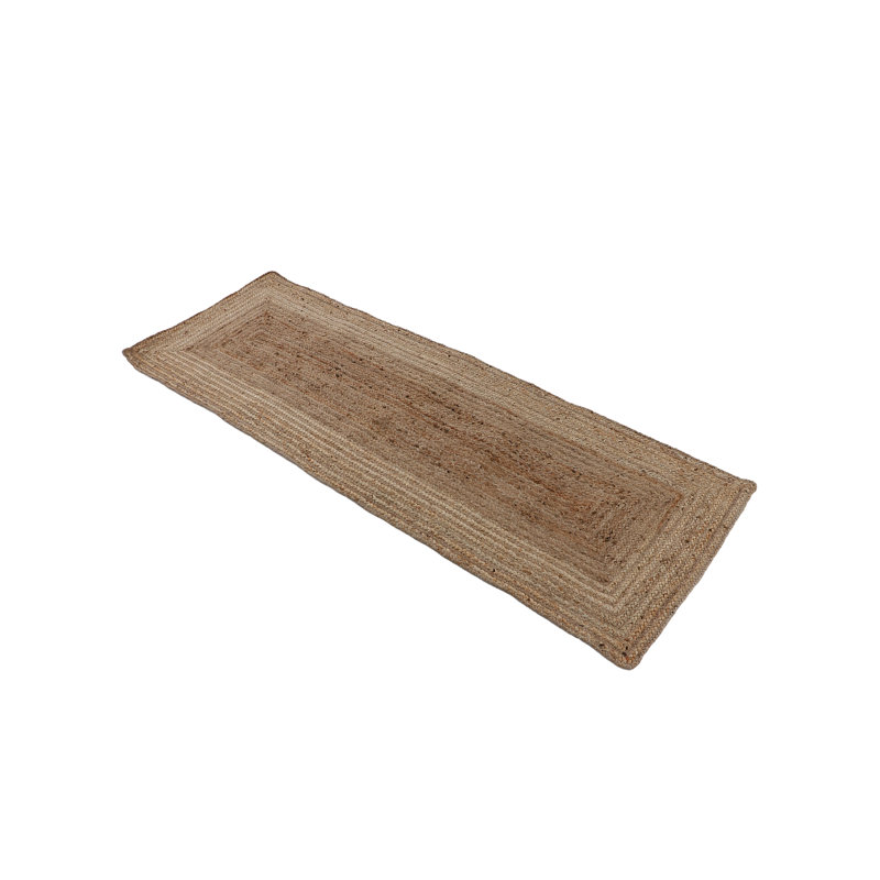 Nele Hand Braided Nature Jute Rug, Runner 80 x 500cm