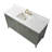 60'' Single Bathroom Vanity with Engineered Marble Top-105275183-105275188