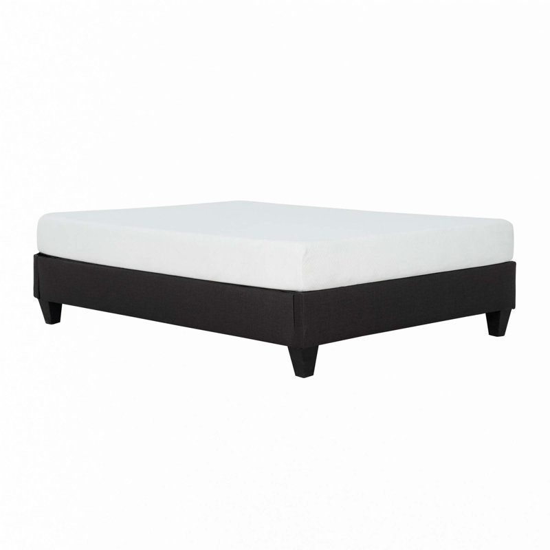 Structure de lit plateforme tapissier (lit seulement), Lit simple