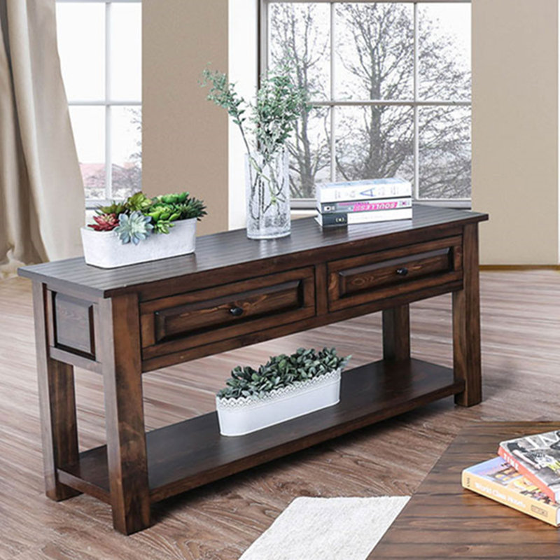 Keysi 48'' Solid Wood Console Table