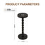 Solid Wood Tray Top Pedestal End Table-208508074-208508075
