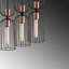 Luminaire suspendu géométrique à 3 lumières pour îlot de cuisine Chittenden