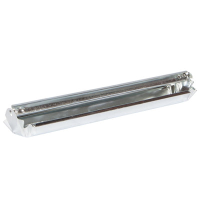 FARM-TUFF Reel Top Heavy Duty Rectangular Outdoor Galvanized Metal Poultry Feeder, 24in