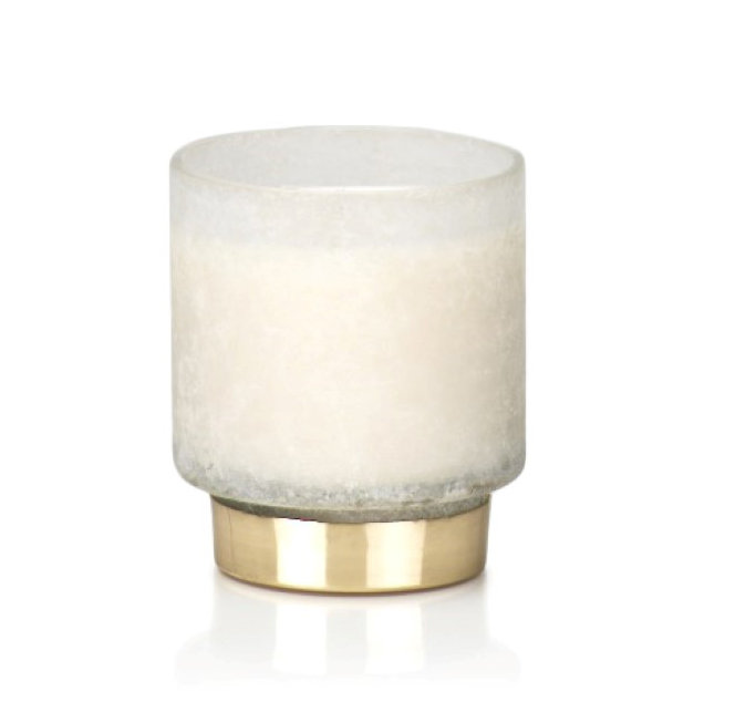 Honaker Tobacco Flower Scented Jar Candle, Small, White