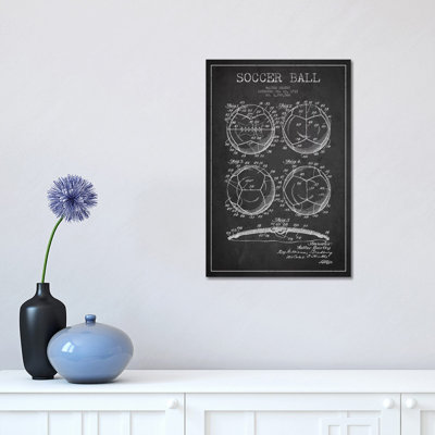 Bartky Soccer Ball by Aged Pixel - Wrapped Canvas Print