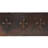 33" Hammered Copper Kitchen Apron Single Basin Sink w/ Fleur De Lis with Matching Drain and Accessories