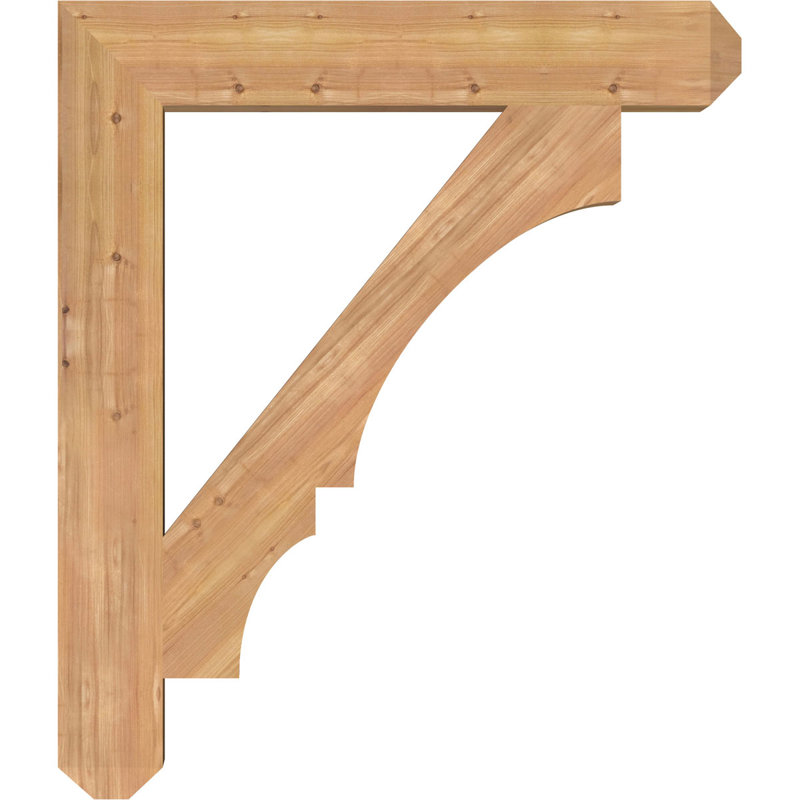 H 5,5 l, Smooth Western Red Cedar, 6" W x 36" D x 42" H