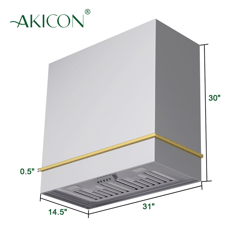 Hotte Akicon 600, Argenté/doré