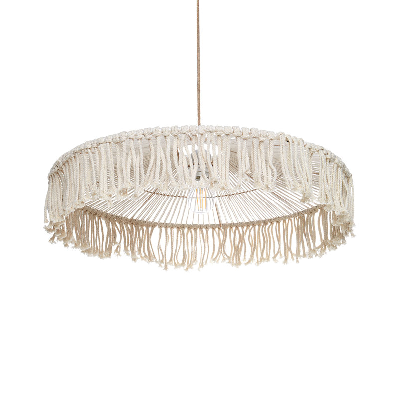 Curtice 1 - Light Natural Unique/Statement Pendant