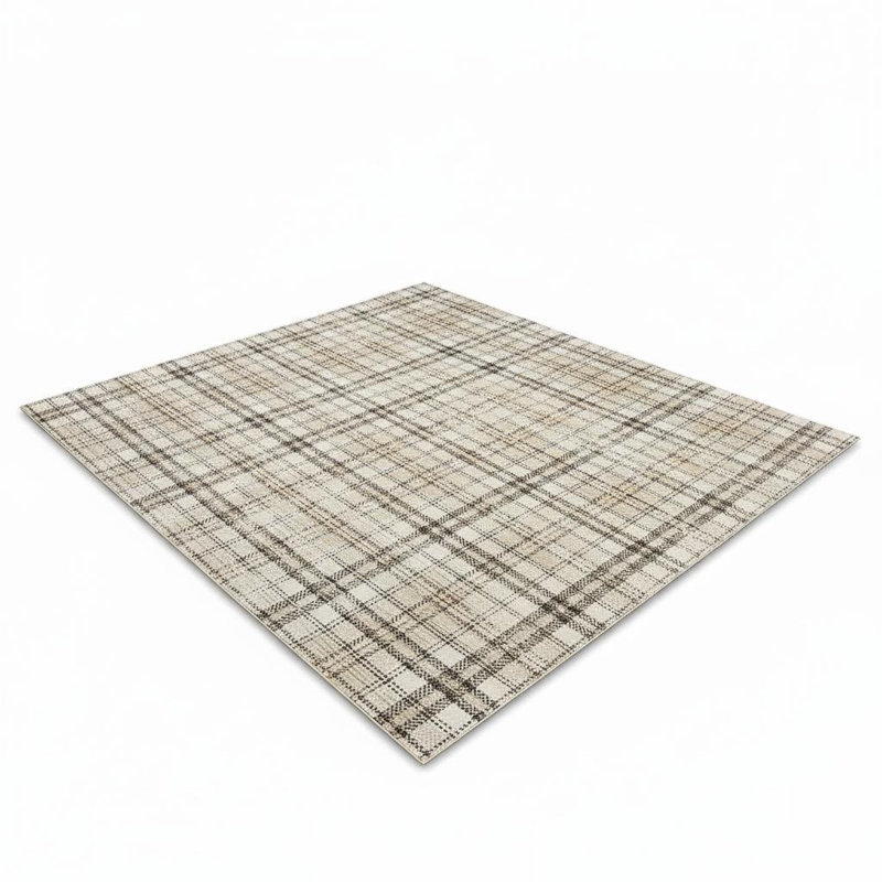 Rugs for Living Room Area Rug Washable Rug Non Slip Foldable Modern Carpet for Bedroom Dining Room Nursery Office, Beige