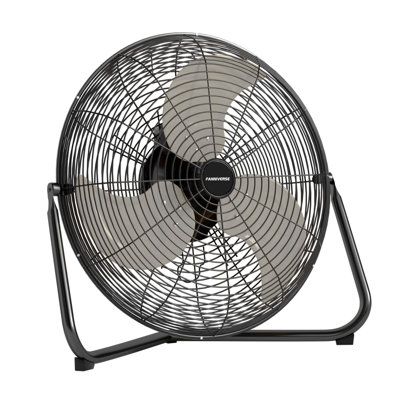 20 Inch Floor Fan Pro Series - High Velocity Floor Fan for Commercial, Residential, Warehouse, Covered Patio, Shop, Garage, Barn, 3 Speed 360-Degree Tilt 5300 CFM UL Safety Listed