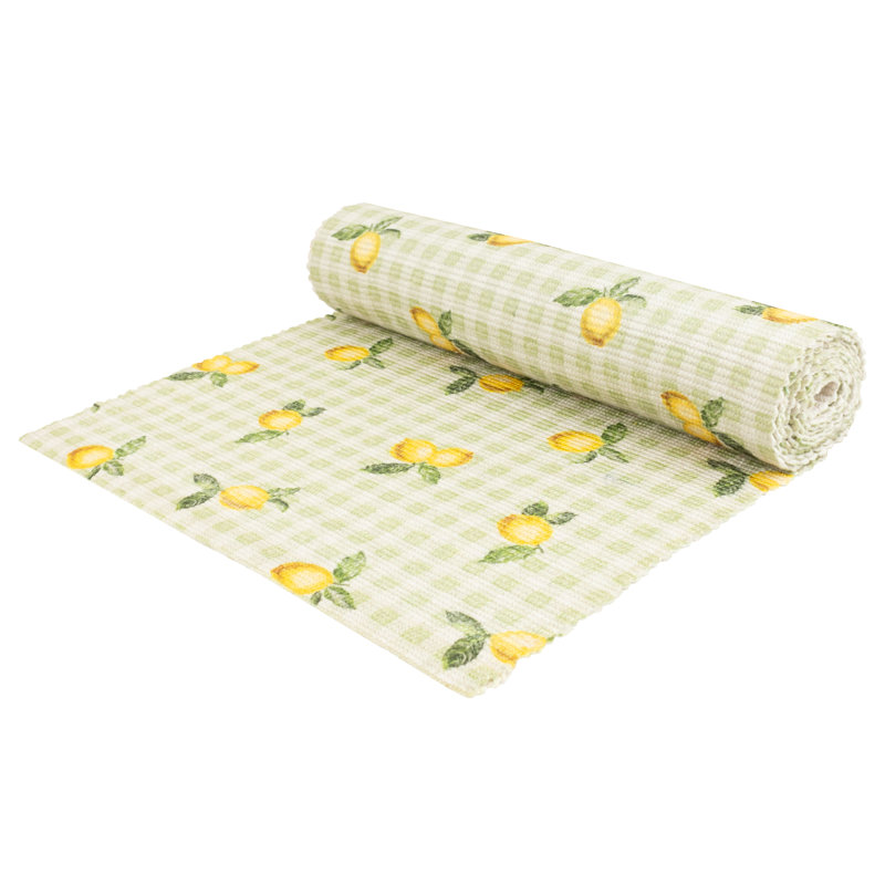 Fruits Lemons Large Indoor/Outdoor Table Runner, 180cm L