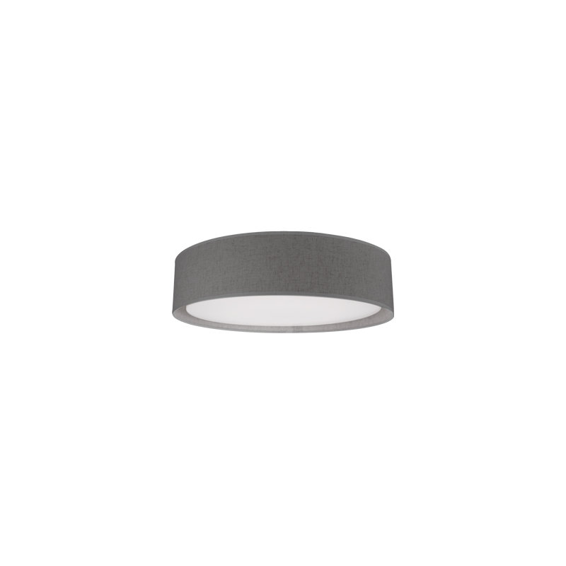 Dalton 1 - Light LED Flush Mount, Gray, Gray