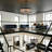 Modern 6-Light Dimmable Drum Crystal Chandelier