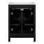 Meuble-lavabo 24 po avec lavabo en céramique