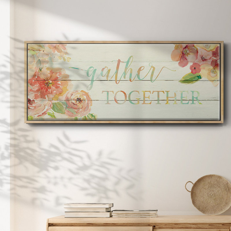 «Gather Together», toile encadrée