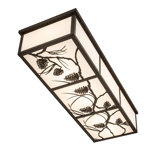 Mountain Pine 6 - Light Flush Mount