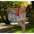 Amish Mailbox + Post Set