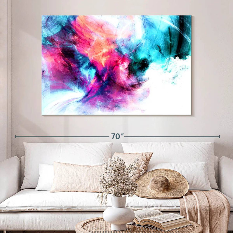 Nuage surréel abstrait Avery, H 34 po x l 51 po