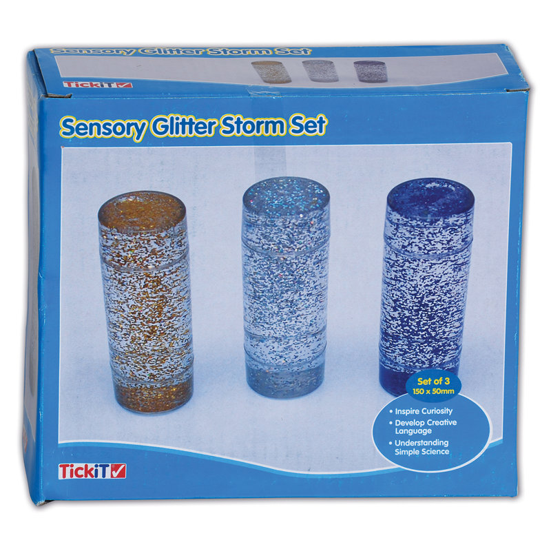 Sensory Glitter Storm - ensemble de 3