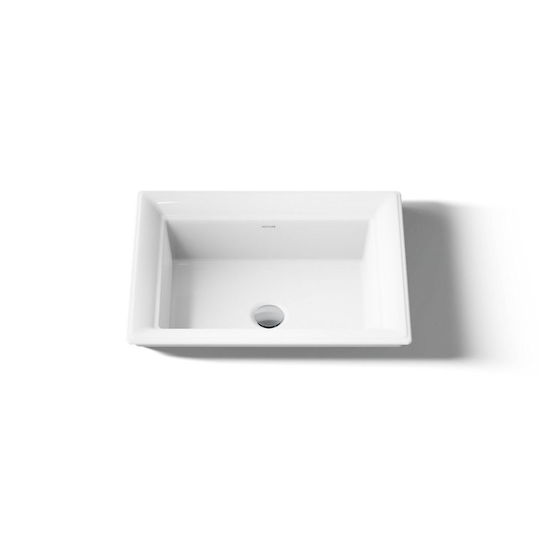 Artifacts 21 In. Rectangular Drop-In Bathroom Sink