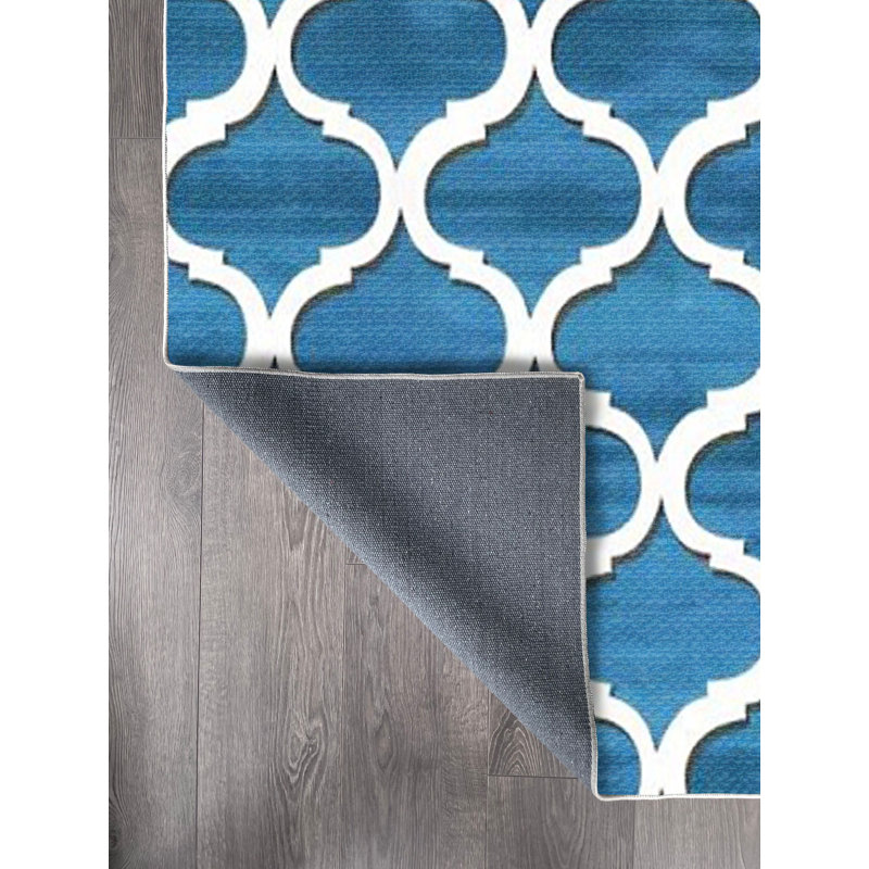 Tapis en coton Kourtney, Rectangle 5 pi 3 po x 7 pi 3 po