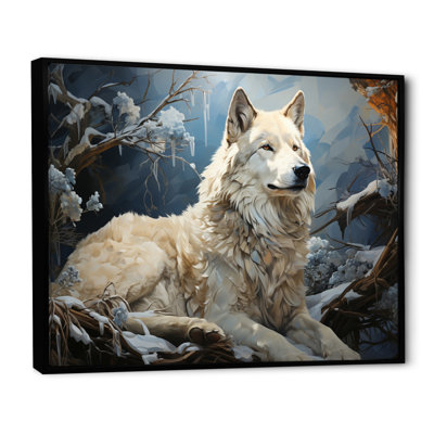 " Wolf Watch In Winter Patchwork III "