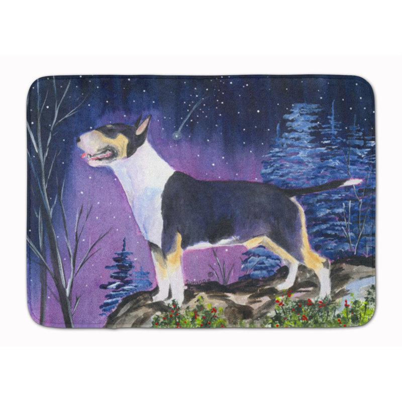 Tapis de bain en mousse viscoélastique bull terrier sutersville