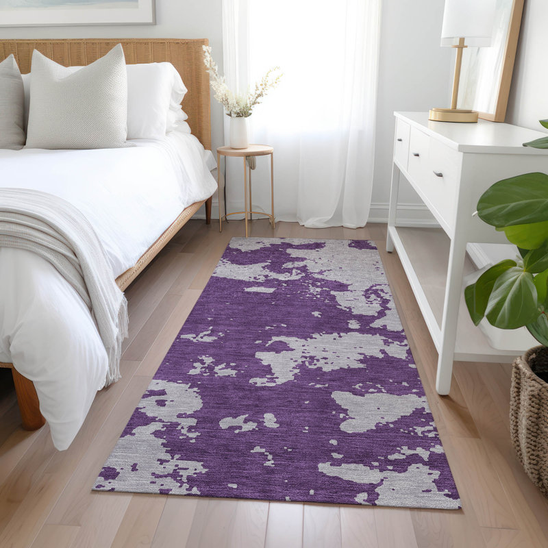 Maliana Washable Abstract Indoor / Outdoor Rug, Runner 2'3" x 7'6"
