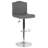 Kaitlyne Adjustable Height Crown Back Barstool w/Accent Nail Trim in LeatherSoft-909303885-805465724