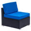 Ensemble de conversation modulaire avec coussins 5 pièces en rotin Aleighya