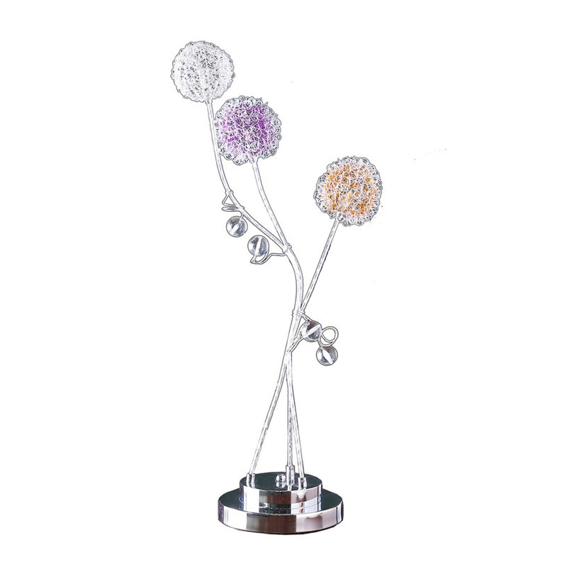 Lampe de table 28 po 3 en aluminium à DEL Zeus