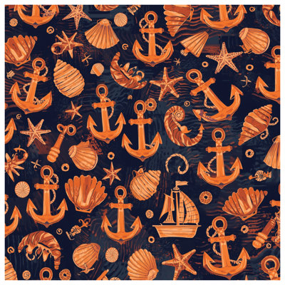Nautical Anchors Shells Comforter