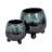 Ereka Stoneware and Ceramic Footed Round Planters with Triple Ball Base Design Set of 2-1852085792