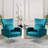 Upholstered Velvet Armchair-1485264352