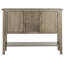Console en bois massif 42 po-18526335
