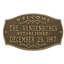 Brookfield 4-Line Wall Address Plaque-1950503584