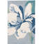 Tapis floral gris / ivoire en laine / coton touffeté à la main Jardin 403-108598497